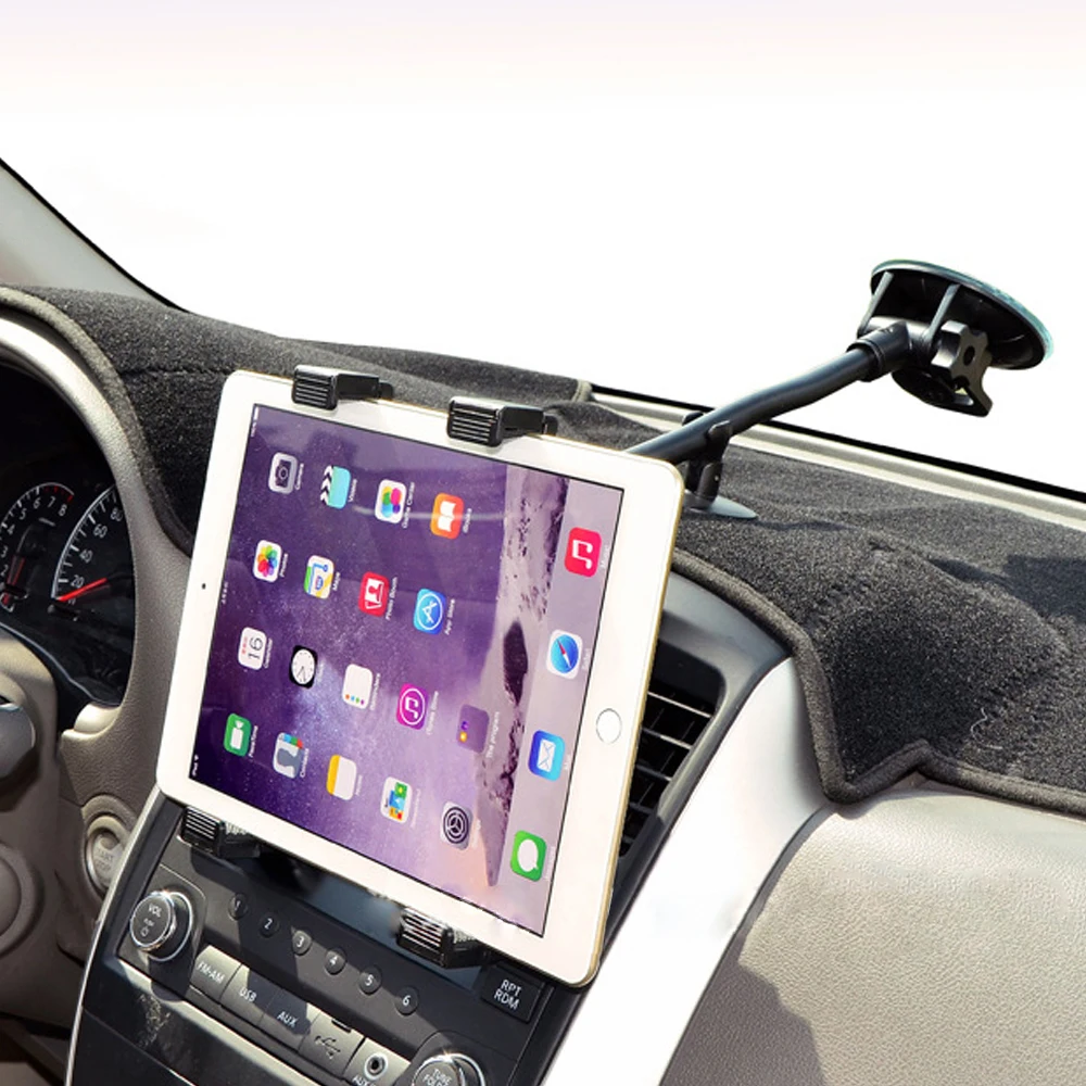 

7-11 Inch Long Arm Tablet Stand Navigation Tablet Holder Accessories for Car for Ipad 2 3 4 Mini 5 Pro Air 9.7" Galaxy Tab Stand