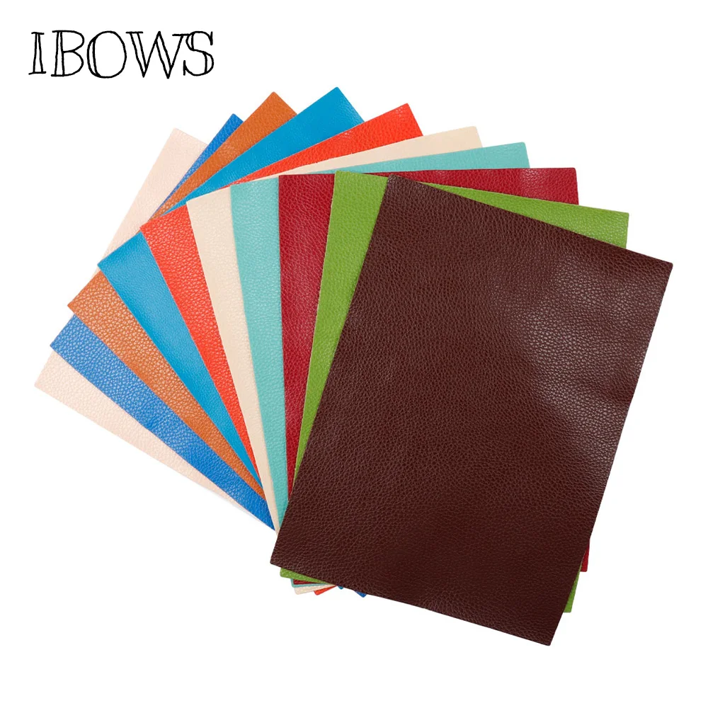 

22CM*30CM Litchi Pattern Faux Leather Fabric For Sewing Artificial Synthetic Pu For DIY Bag Shoes Material Hademade Fabric