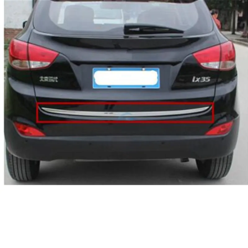 Наклейка на дверь для Hyundai ix35 2010-2016 отделка заднюю из нержавеющей стали