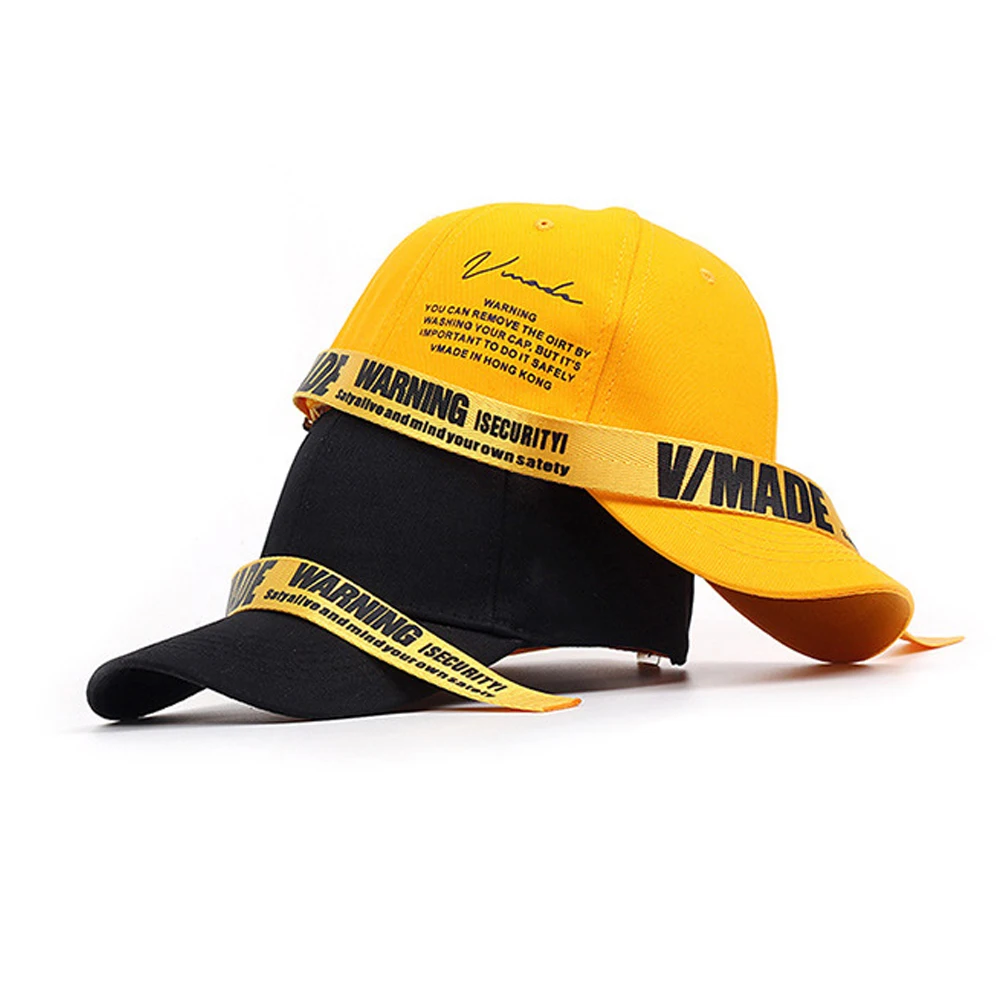 Yo-Young Fashion Unisex Baseball Cap Snapback Baseball Caps Hats Personality Letter Band Casual Hats For Men Women Adjustable