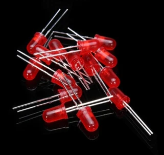 

500Pcs 5MM LED Diode Kit 5 Colors Red Green Yellow Blue White