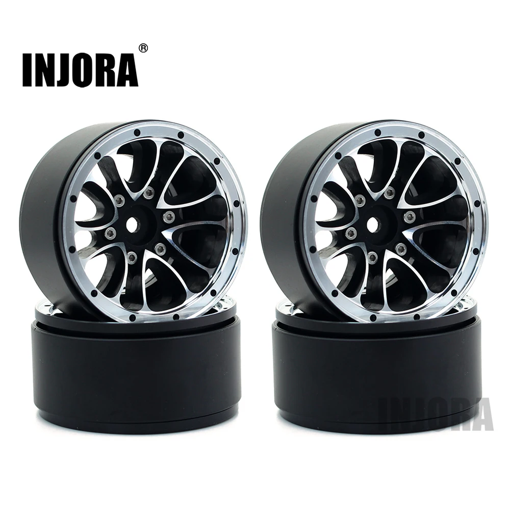 Обода колеса INJORA 4 шт. 1 9 Beadlock для 1:10 радиоуправляемого гусеничного осевого SCX10