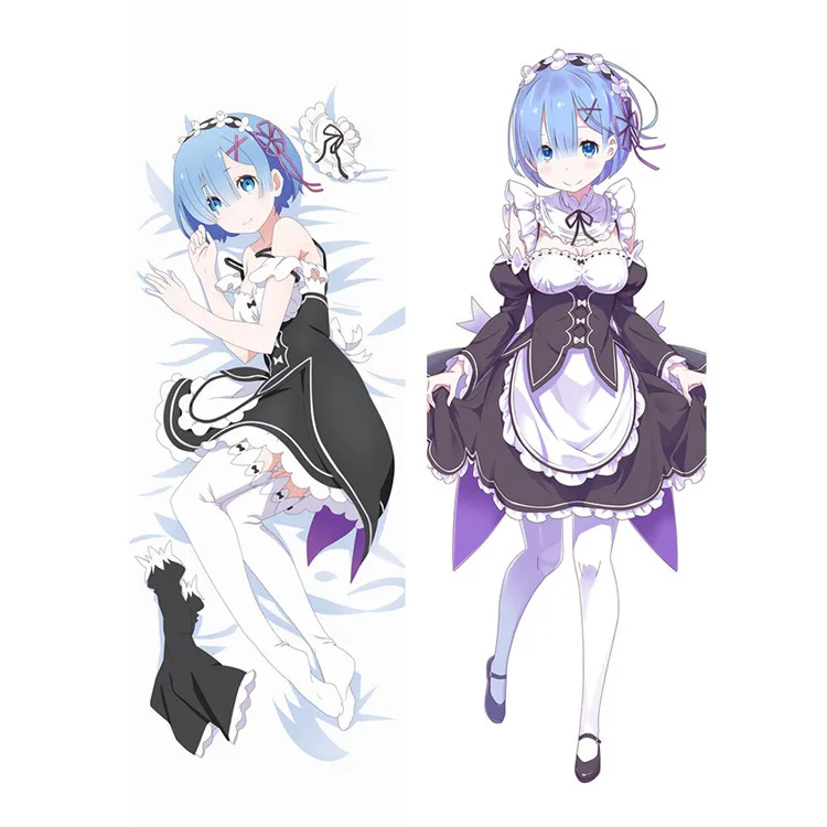 Re: Zero дакимакура с Новая наволочка Re жизнь в другом мире от нуля войлочный Emilia Присцилла костюм Феликс Аргайл Подушка Чехол - Цвет: 612046