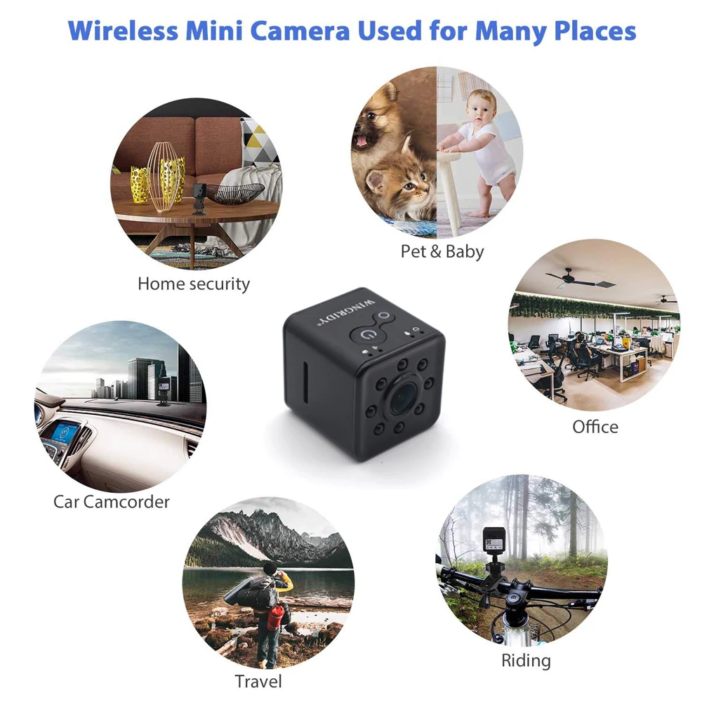 Оригинальная мини-Камера WI-FI Камера SQ13 SQ23 SQ11 SQ12 FULL HD 1080P Ночное видение Водонепроницаемый оболочки CMOS Сенсор Регистраторы видеокамера