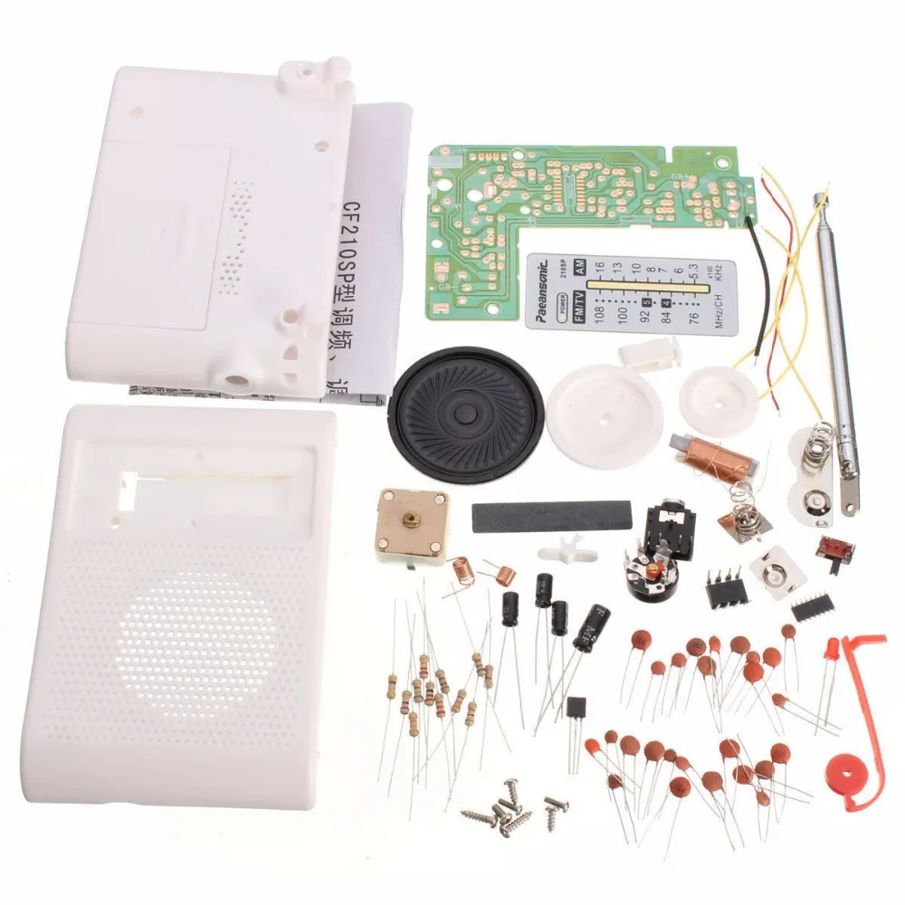 

AM FM Radio Kit Parts CF210SP Suite For Ham Electronic Lover Assemble DIY