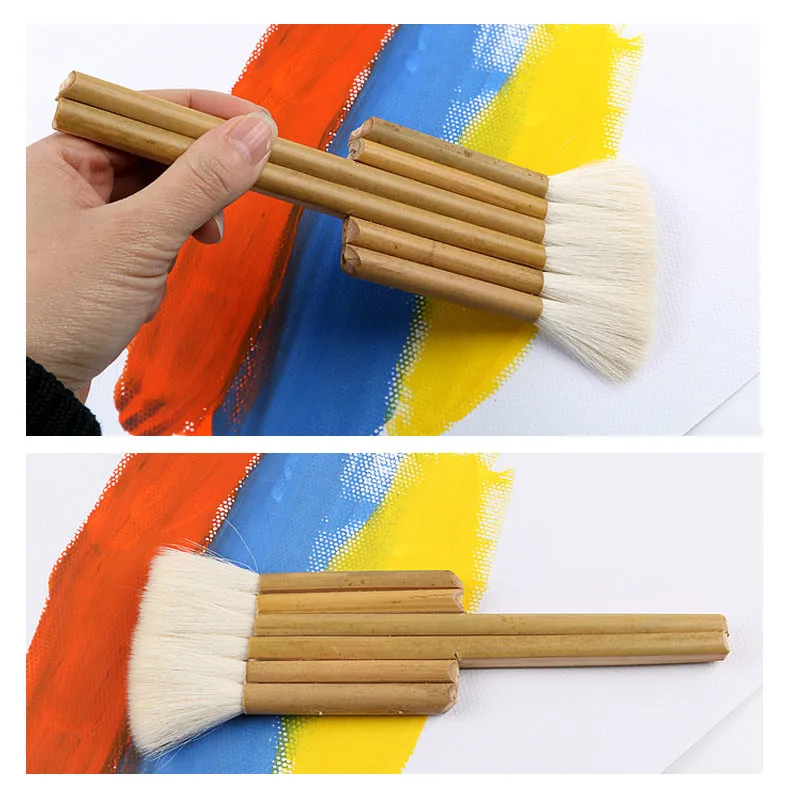 Высокое качество кисть для акварельной живописи мягкая шерсть длинная ручка