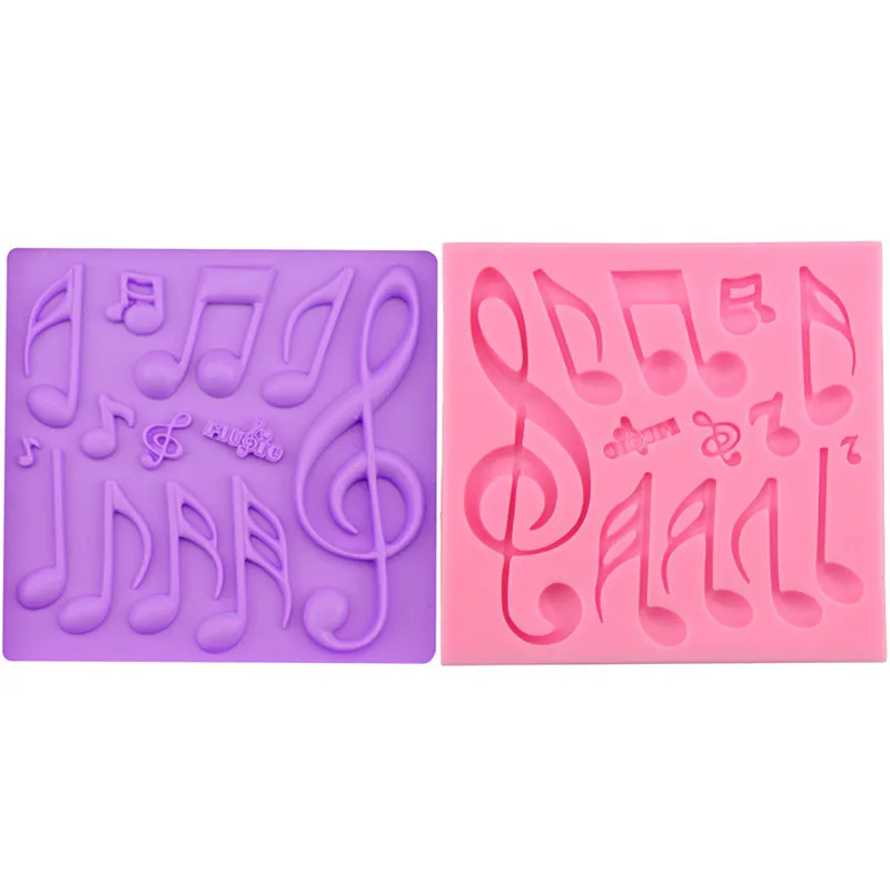 3D силиконовая форма для мыла EPASUN музыкальных нот сделай сам Moule Savon Moldes Para Gelatina