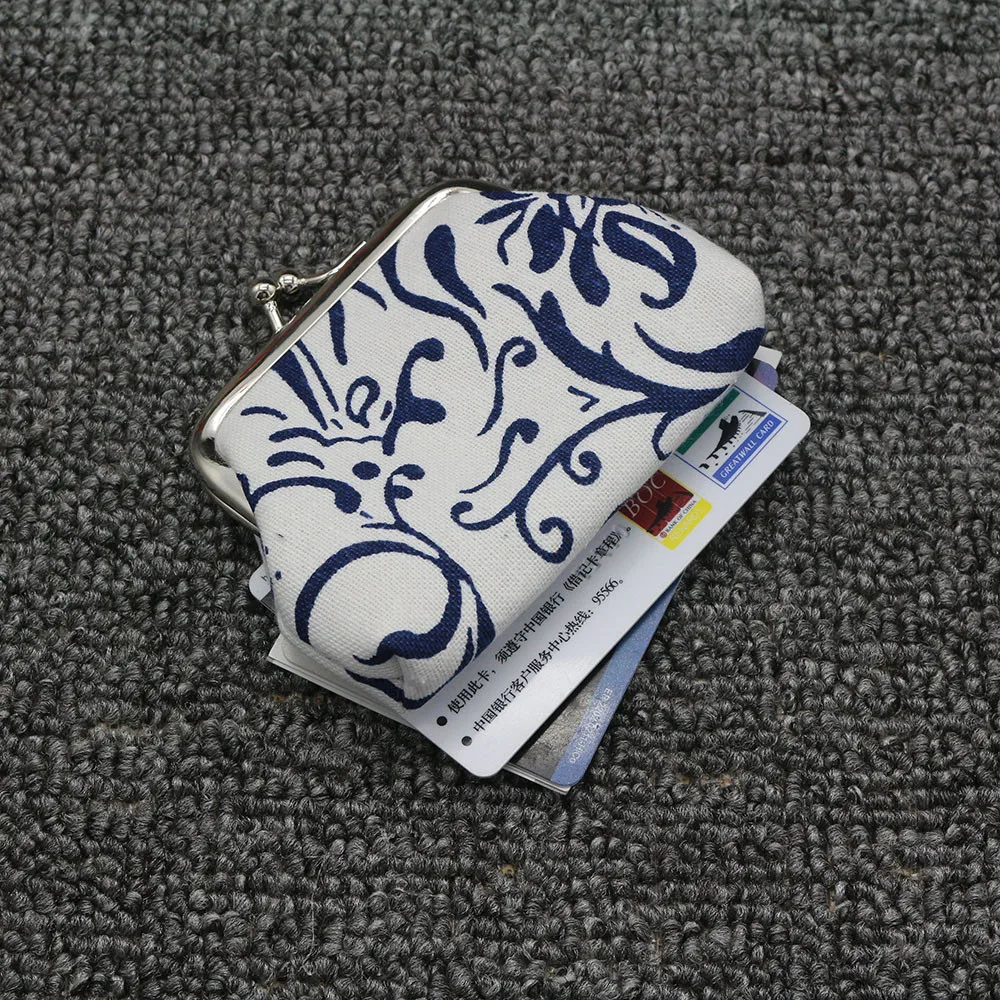 

Women Bag Lady Retro Vintage Flower Small Wallet Hasp Purse Clutch porte feuille femme billeteras para mujer monederos clip