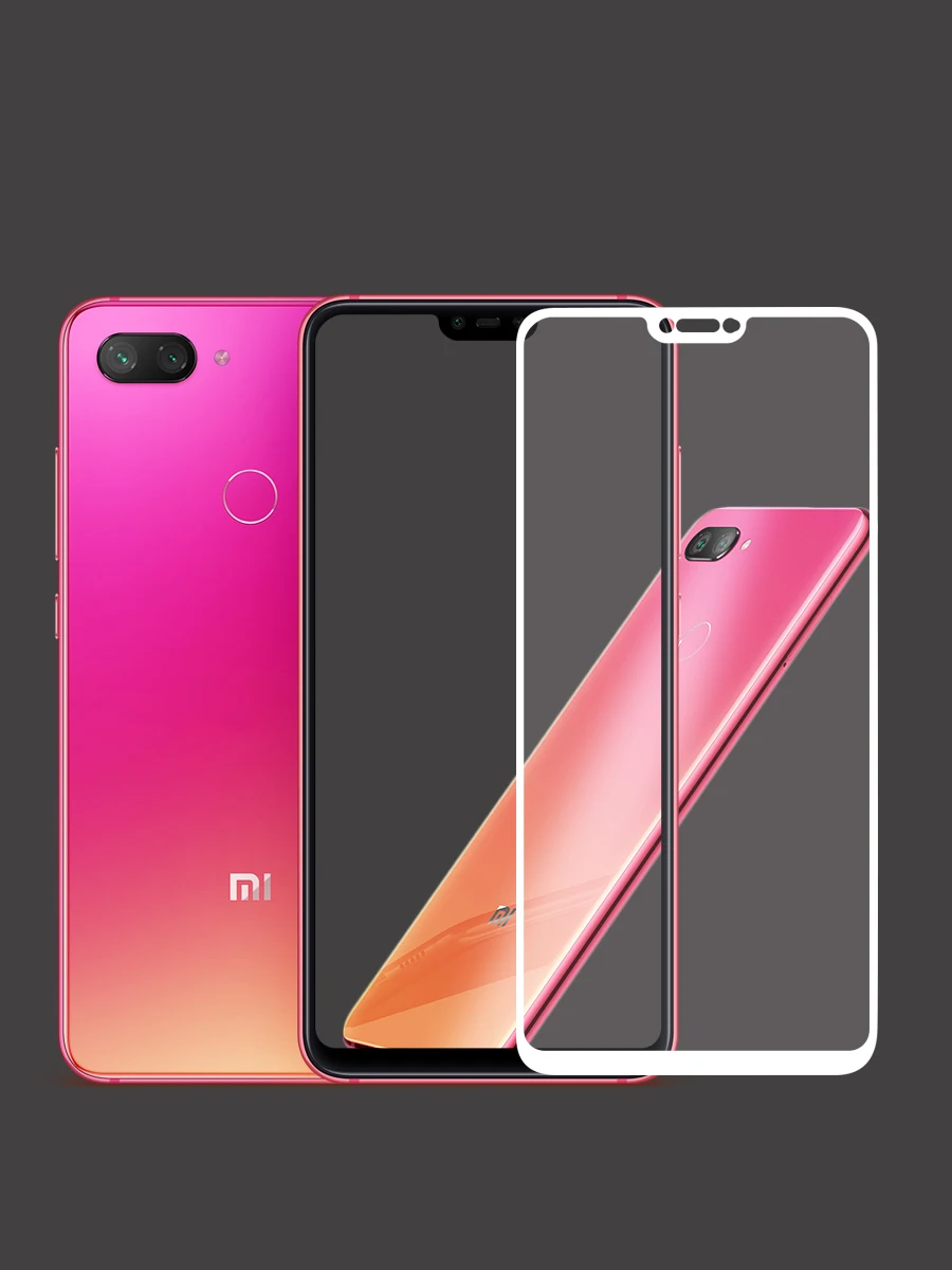 Защитные пленки с полным покрытием экрана для Xiaomi Mi 8 Lite устойчивая к царапинам