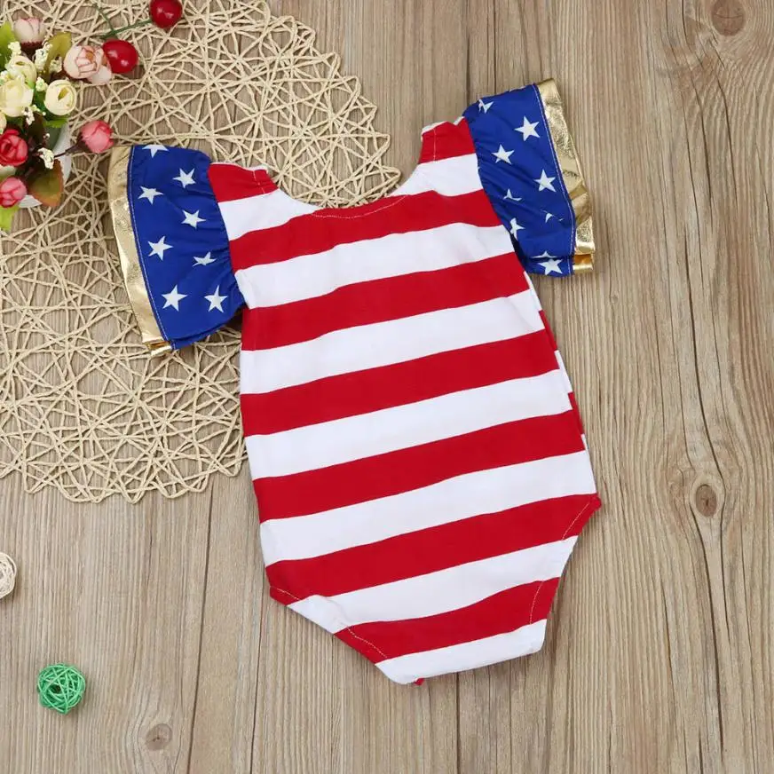 Полосатые боди для новорожденных девочек летнее в полоску Комбинезон маленьких