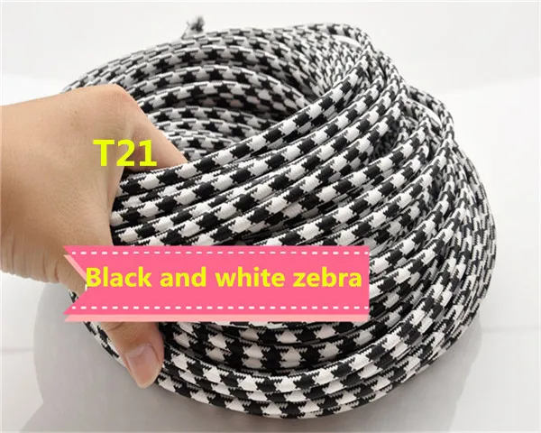 5 м/много VDE сертификации 2 ядра колеса текстильный ткацкий провод сетки кабель