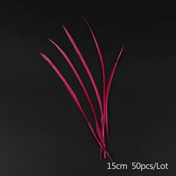 Fuchsia 50 шт./лот один цвет тонкие мягкие перья индейки Марабу промытый Гусь пушистое платье/Ювелирные изделия/Рождество/шляпа Свадебные украшения - Цвет: Fuchsia