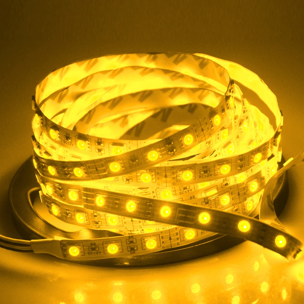 5М RGB светодиодная лента водонепроницаемый 5050 СМД 60Led / M 300 светод. строка ленты IP65