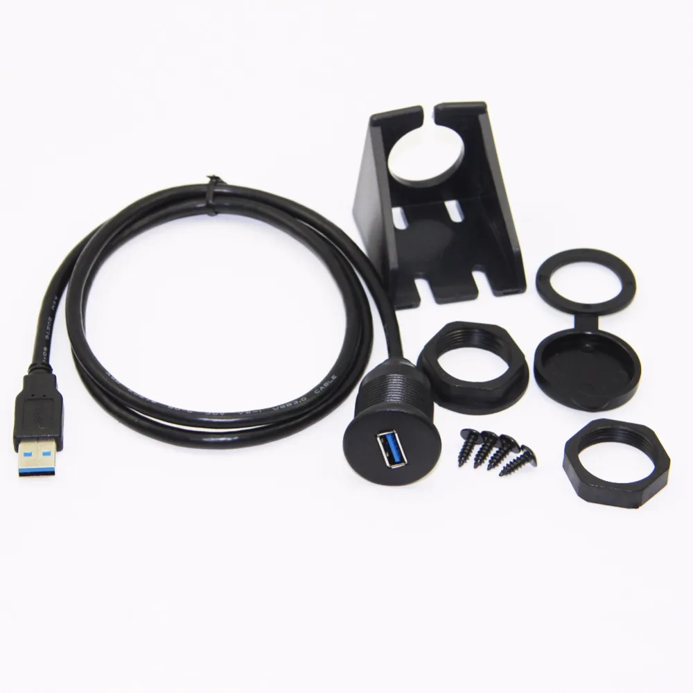 Bochara USB 3 0 &quotпапа&quot в &quotМама&quot Женский удлинитель с панель скрытого монтажа для