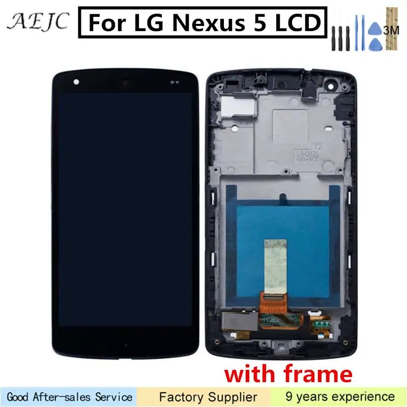 Для LG Google Nexus 5 экран D820 D821 ЖК дисплей кодирующий преобразователь сенсорного