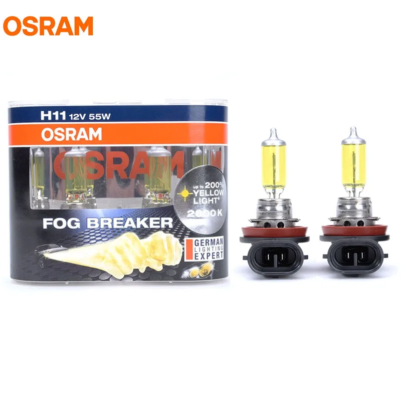 OSRAM туман выключатель 2600 К H1 H3 H4 H7 H8 H11 H16 9005 9006 12 В автомобилей галогенные фары