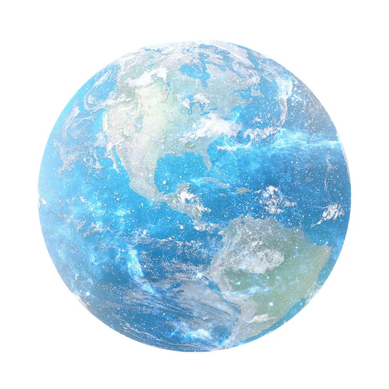 earth Коврик серии Planet 220x220x3 мм круглый коврик для мыши со стильным изображением земли/Венеры/Марса/Меркурия/Юпитера/Плутона/радужной Луны/черной Луны - Цвет: earth