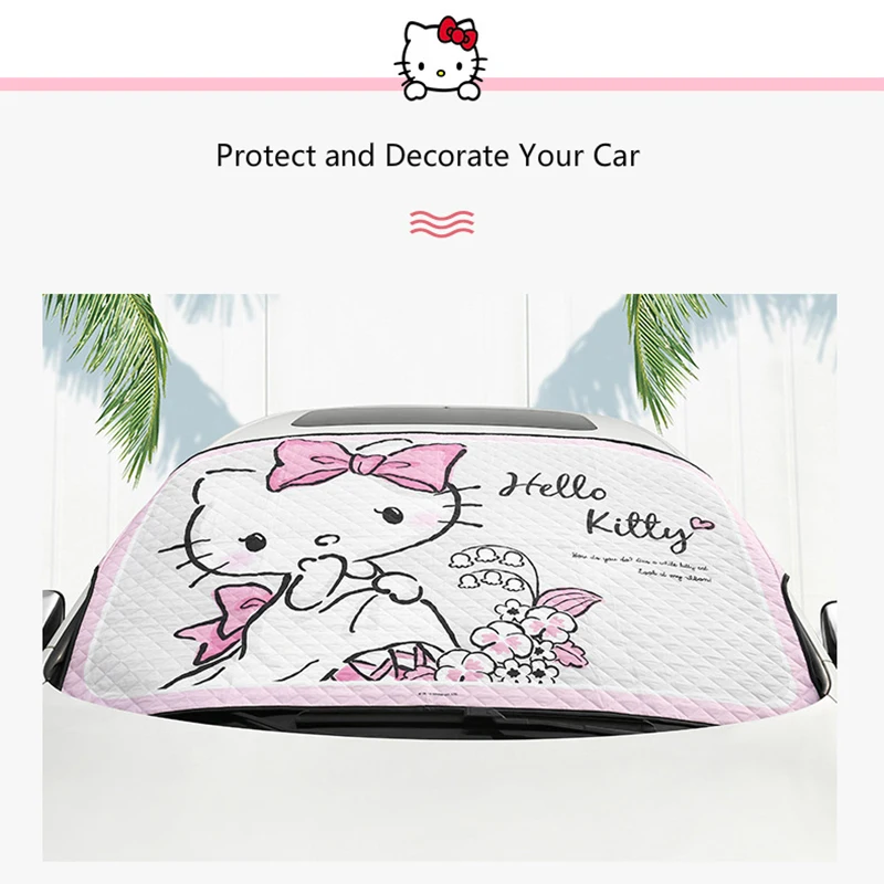 Шторка Автомобильная Kitty Cat солнцезащитный тент для автомобиля козырек на лобовое стекло Чехлы блок Передняя Солнцезащитная шторка Авто УФ Защита занавес автомобильные аксессуары