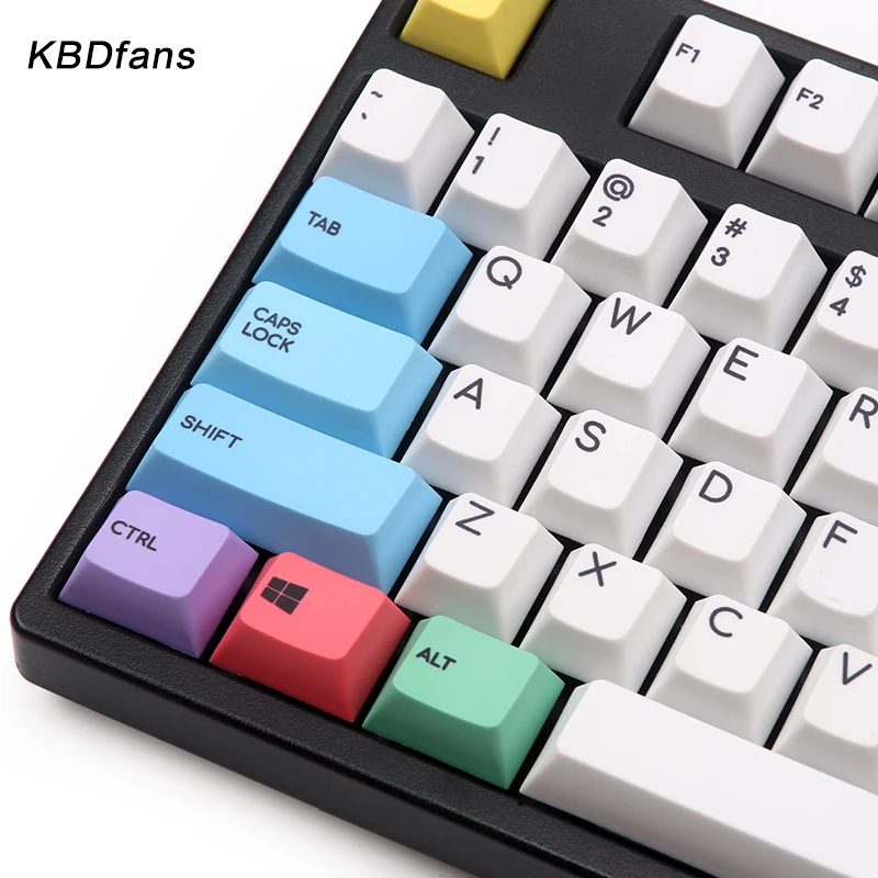 PBT Вишневый профиль Мел keycaps 123 клавиши для механической клавиатуры цвет keycap