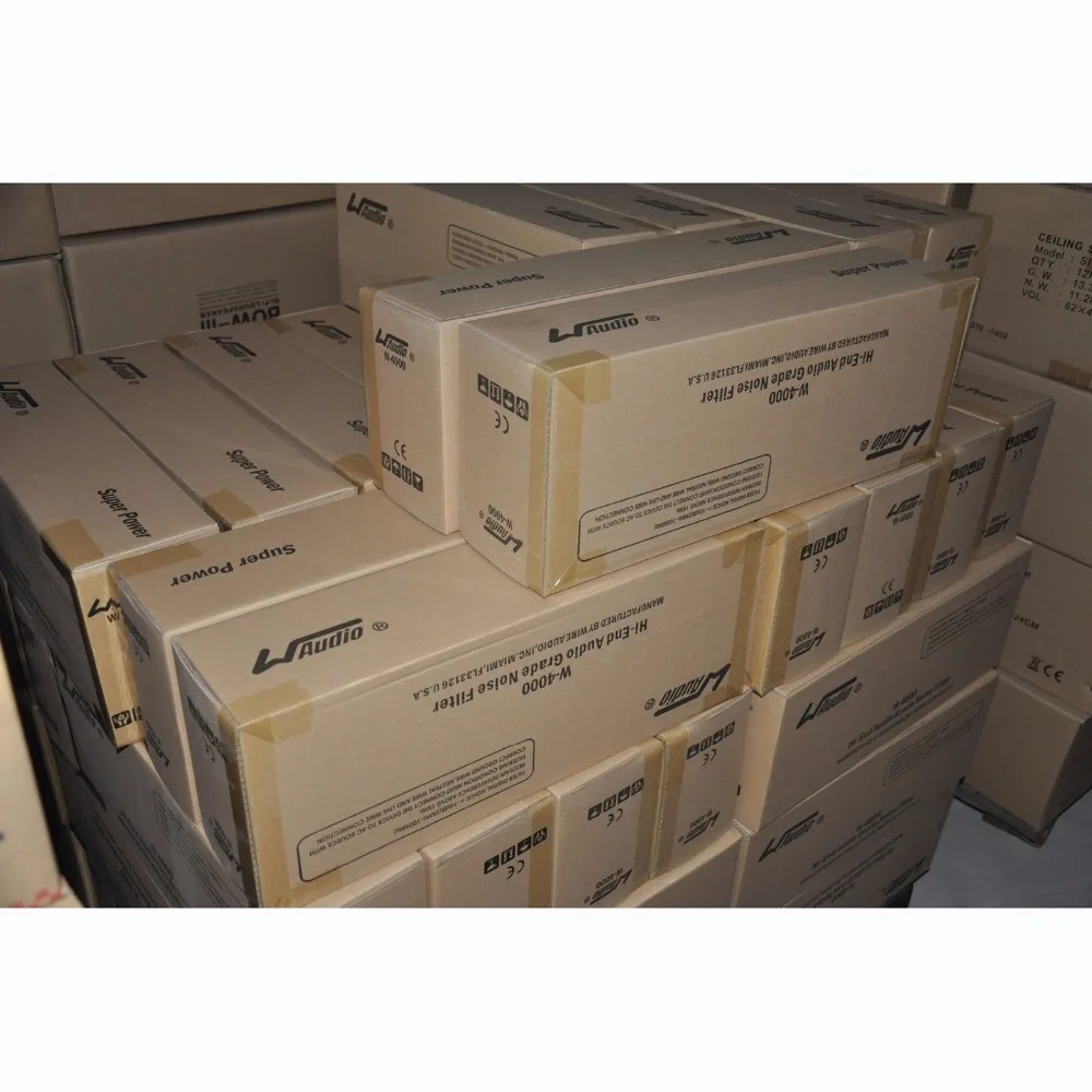 WAudio W-4000 High-End аудио Шум фильтр переменного тока Мощность кондиционер Мощность фильтр Мощность очиститель с ЕС магазины