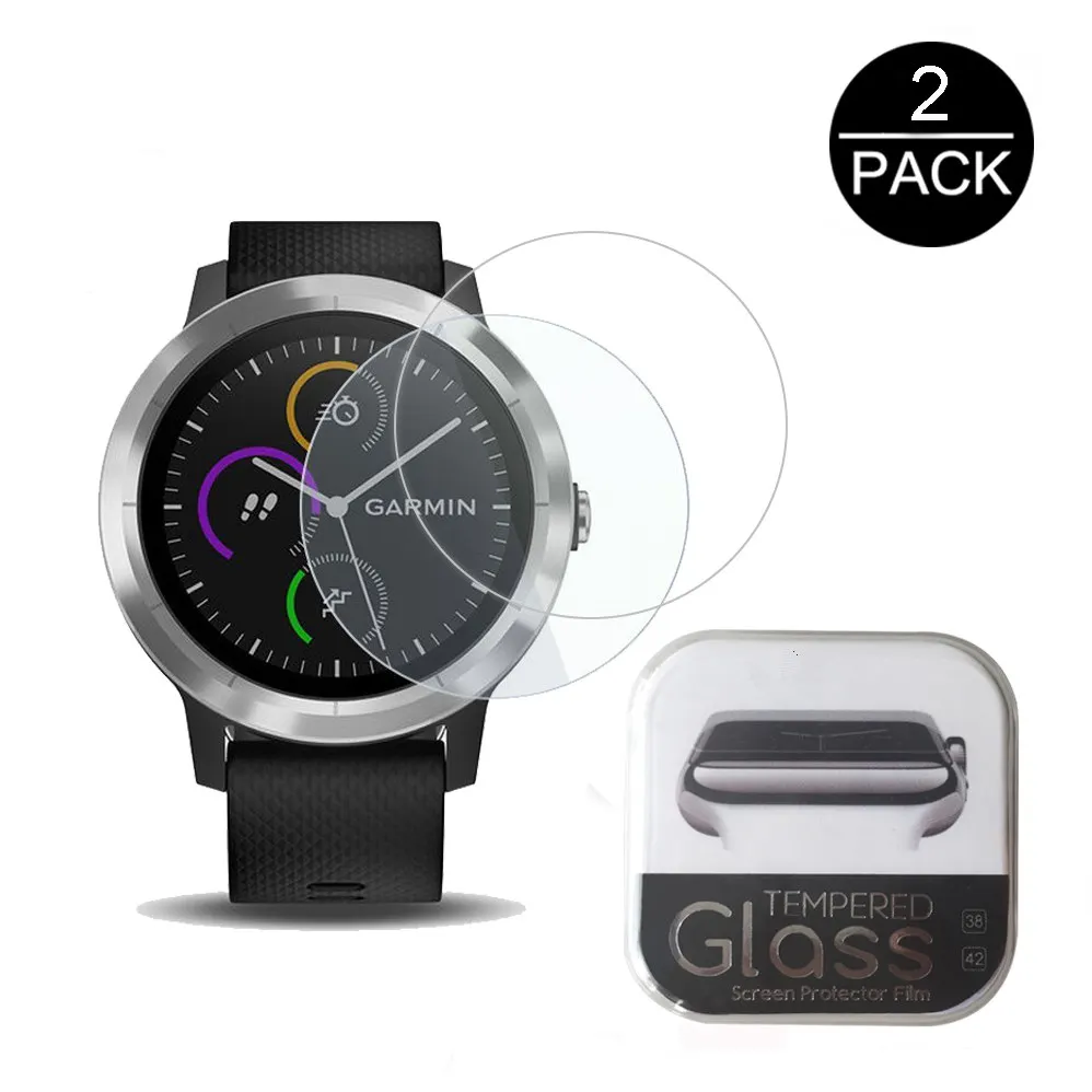 3 шт. для защиты экрана Garmin Vivoactive ультрапрозрачное закаленное стекло 9H