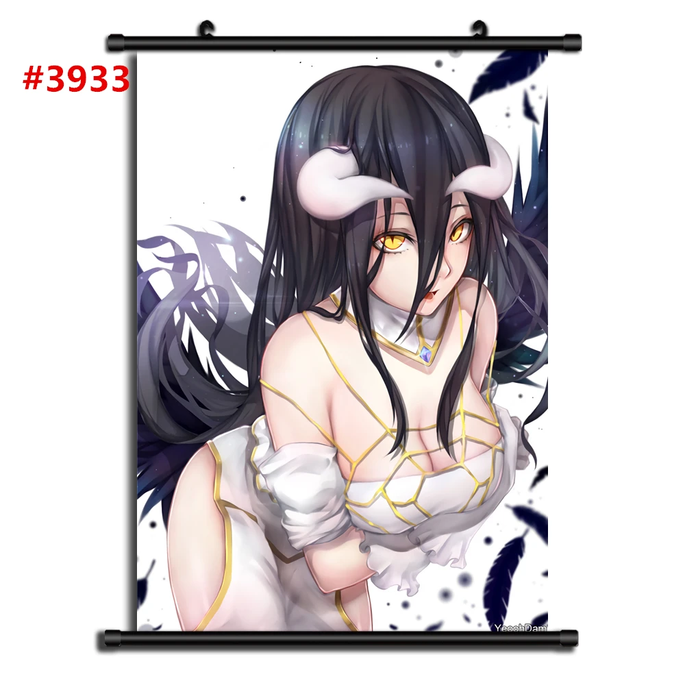 3933 Overlord Anime Manga Wall Poster Scroll Home Decoration Wall Art - Цвет: 3933