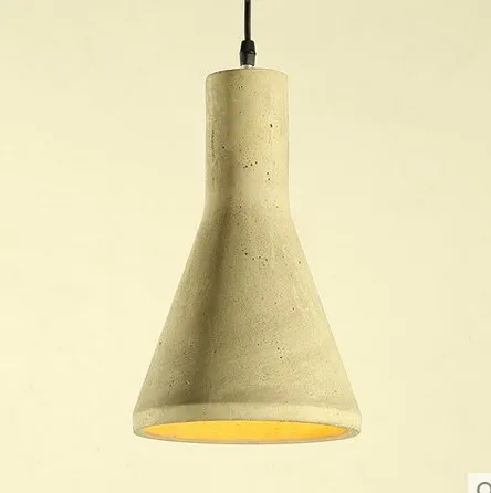 Скандинавские подвесные светильники винтажные с подвеской из цемента|industrial hanging