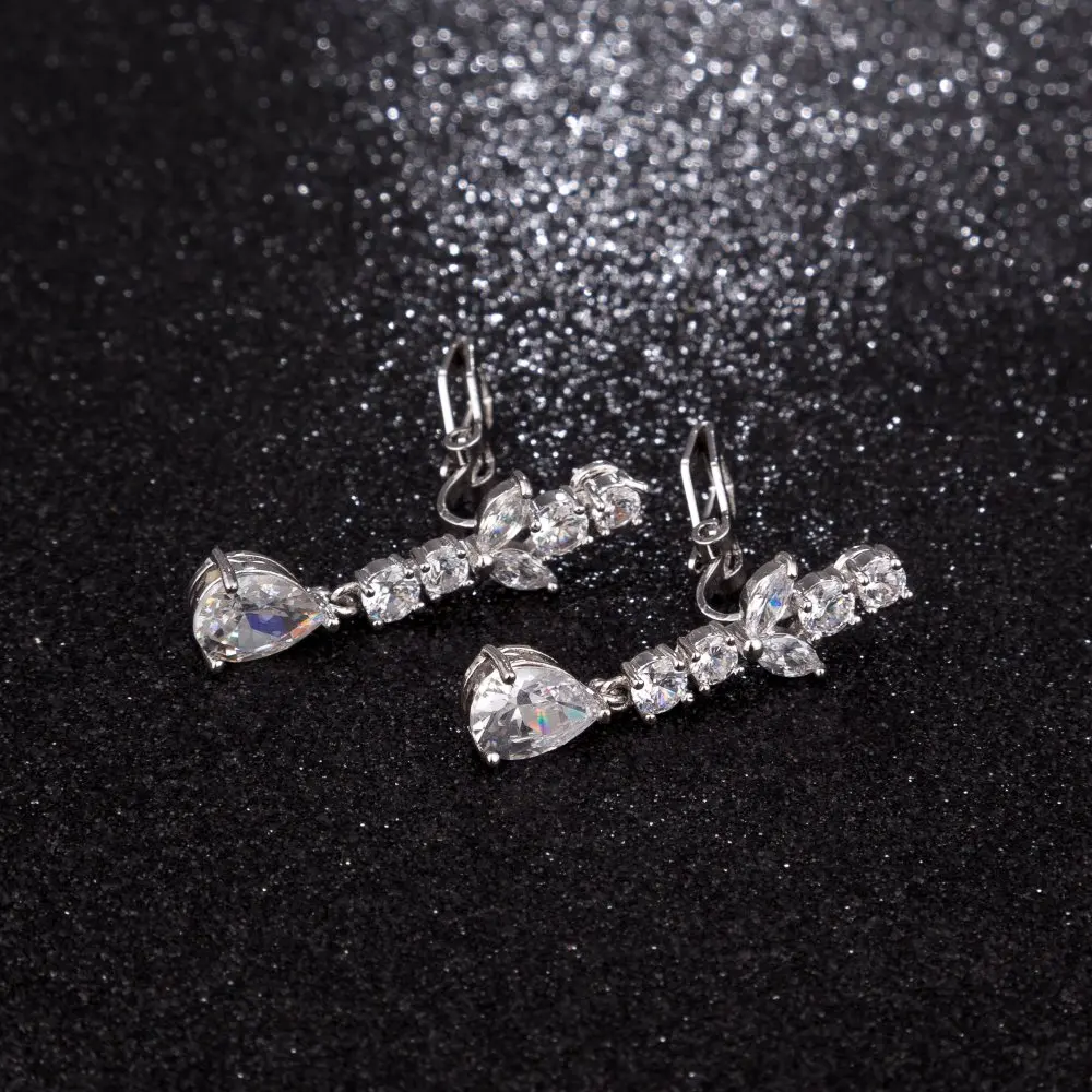 Модные Свадебные украшения наборы для вечерние Горячая свадьба ожерелье серьги