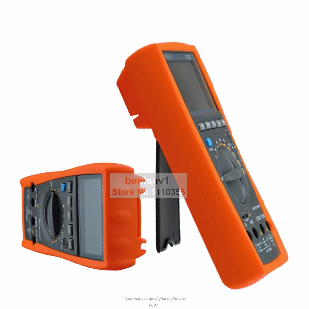 VC97 Авто Диапазон Цифровой мультиметр DMM AC DC v емкость Устойчив TEMP