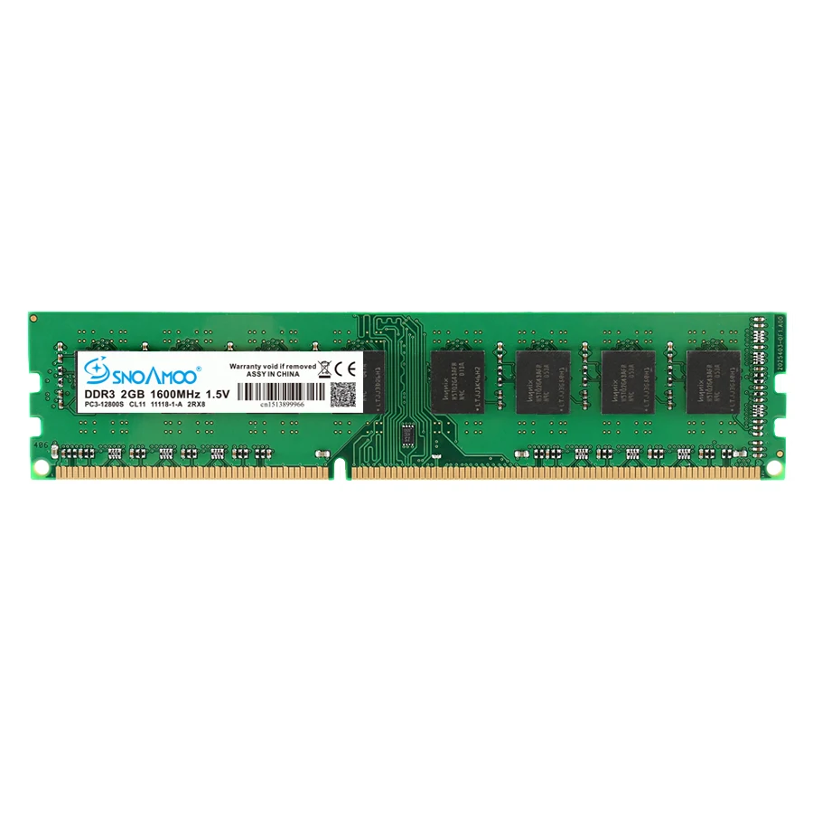Новый Настольный ПК SNOAMOO DDR3 2 ГБ 4 Гб 1333 МГц флуоресцентная память 8 1600 240-контактный