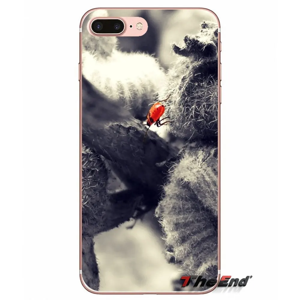 Для samsung Galaxy S2 S3 S4 S5 мини S6 S7 край S8 S9 плюс Примечание 2 3 4 5 8 coque Fundas макро насекомых