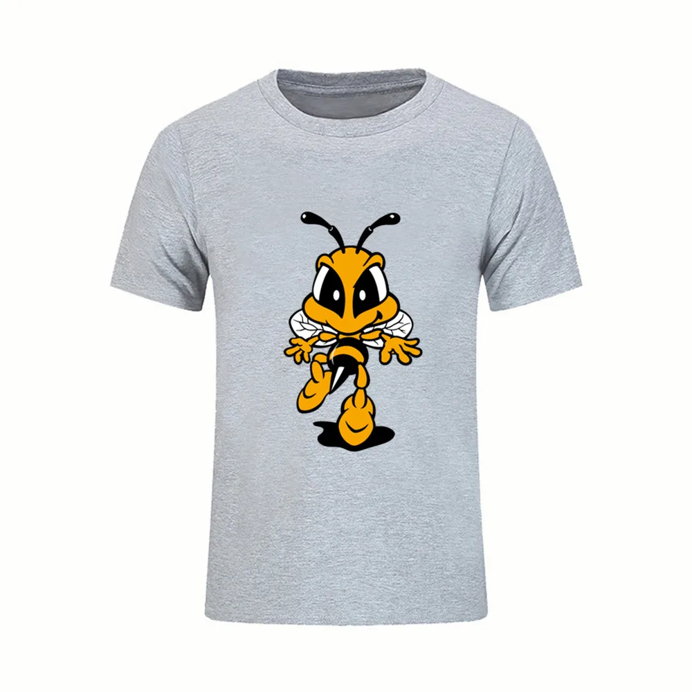 Новый дизайн Мужская 3D футболка простой стиль короткий рукав наружная Bad Bee