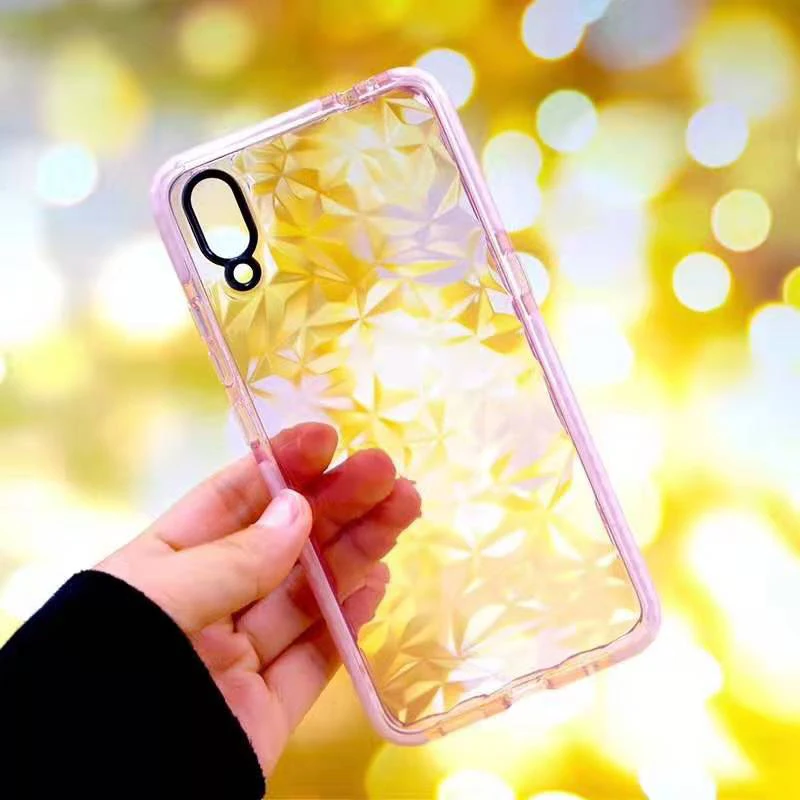 Модный Роскошный прозрачный мягкий чехол со стразами для Apple iphone 6 7 8 Plus X XR XS Max
