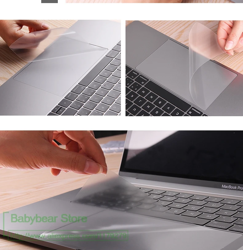 Защитная пленка прозрачный стикер тачпада для Macbook Pro 13 A1706 Pro 15 A1707 с сенсорной панелью для Mac Book Pro 13 A1708 13,3