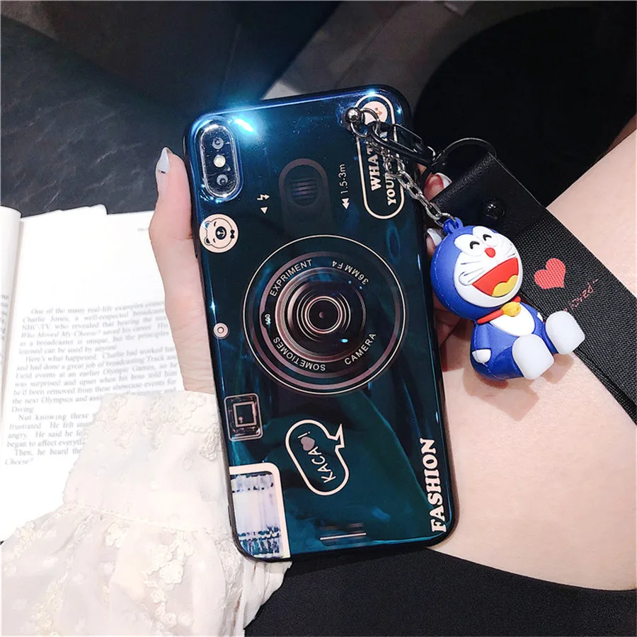 Ретро Камера подставки чехол для samsung Galaxy S10 S9 плюс S8 S7 Edge Note 8 9 A8 A6 плюс A7 J4plus J6 плюс J8 крышка