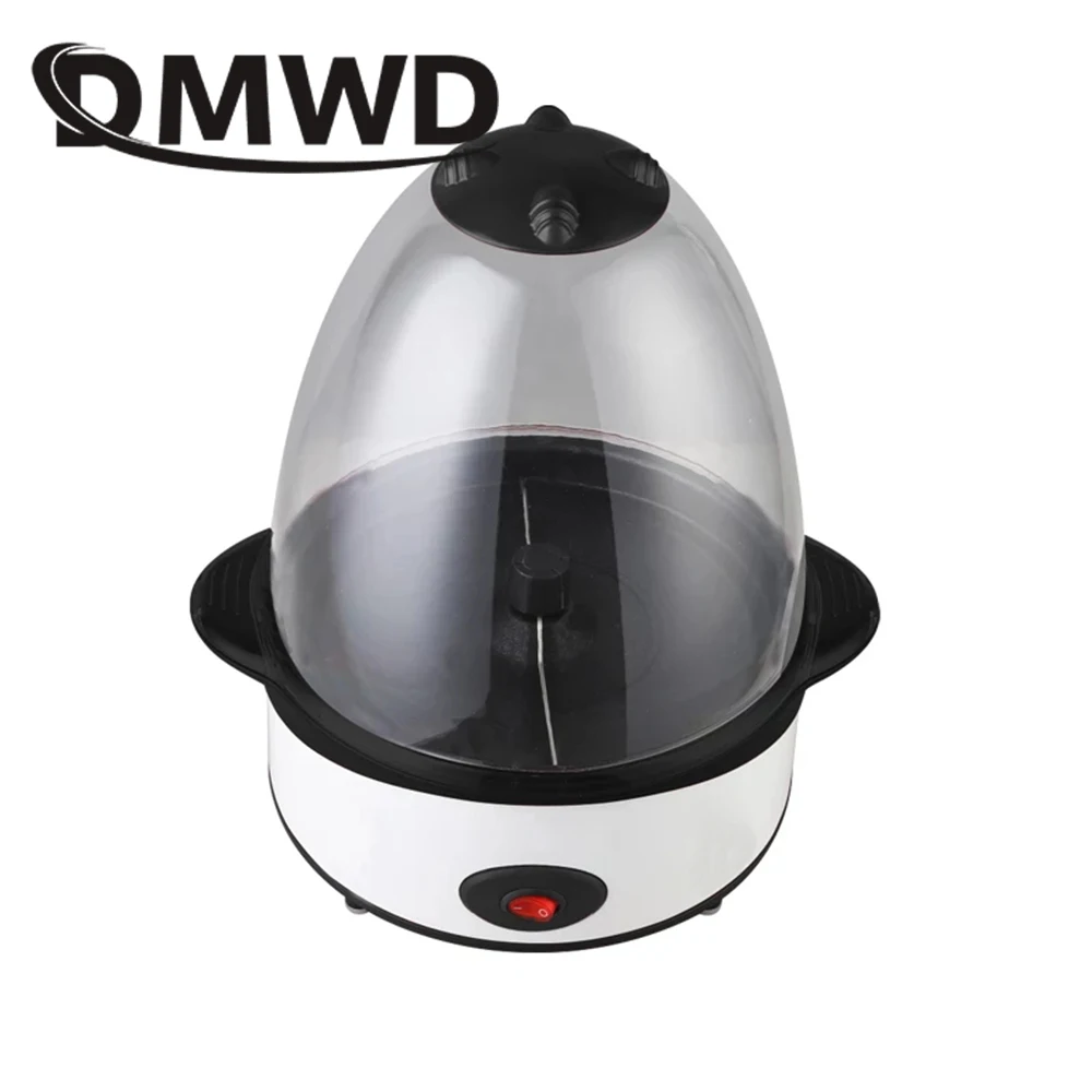 DMWD Mini Portable Electric Popcorn Maker Automatic Mini Hot Air Pop Corn Poping Machine Household DIY Popper Corn Maker EU Plug