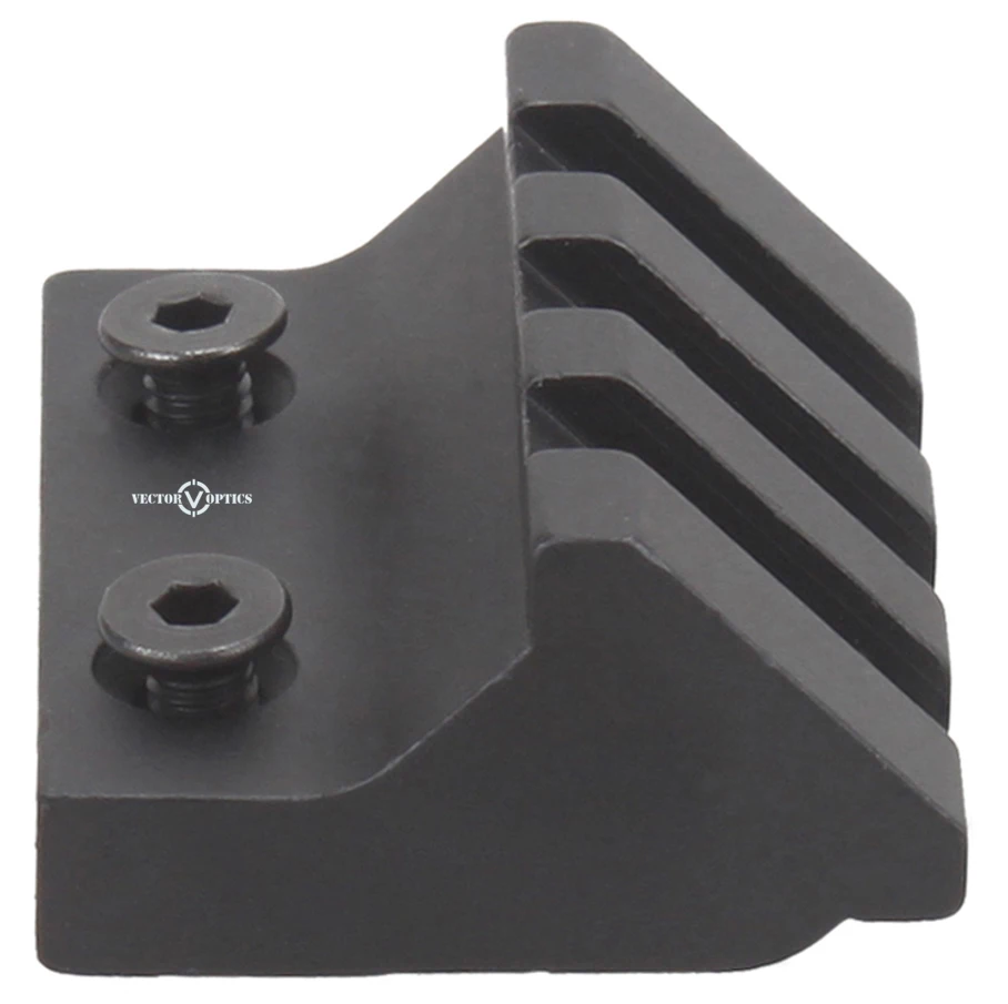 Накладка на планку Пикатинни Victoptics KeyMod 45-градусная офсетная направляющая 3 слота