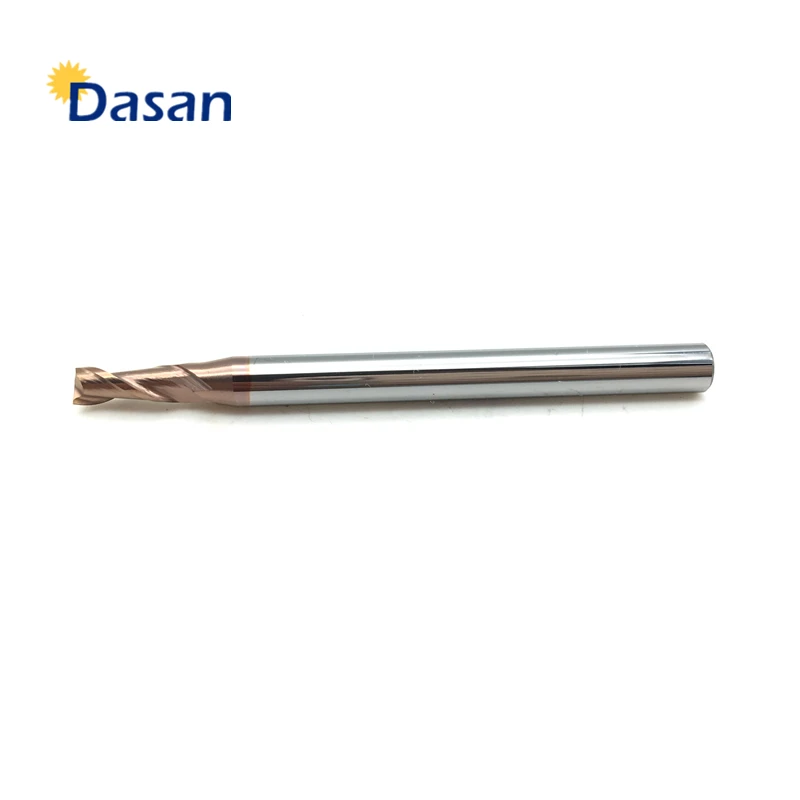 

5pcs ENDMILL 3MM HRC60 2F D3*50L Solid Carbide Endmills Flat End Millng Regular Length CNC Slotting Profiling Tool