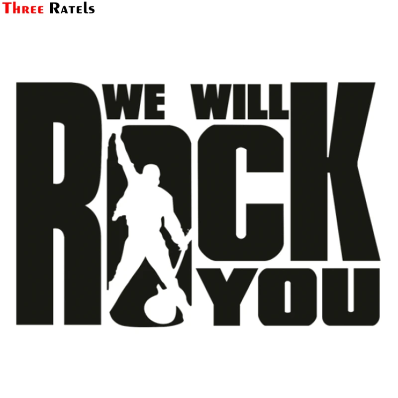 Three Ratels TZ 1371# 15*22см 1 3 шт прикольные наклейки на авто we will rock you мы шокируем вас