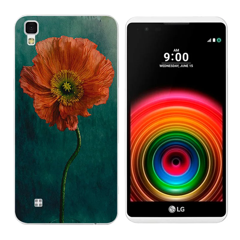 Мягкие чехлы из ТПУ для LG X power K210 K220 LS755 с изображением кота пейзажа задняя крышка