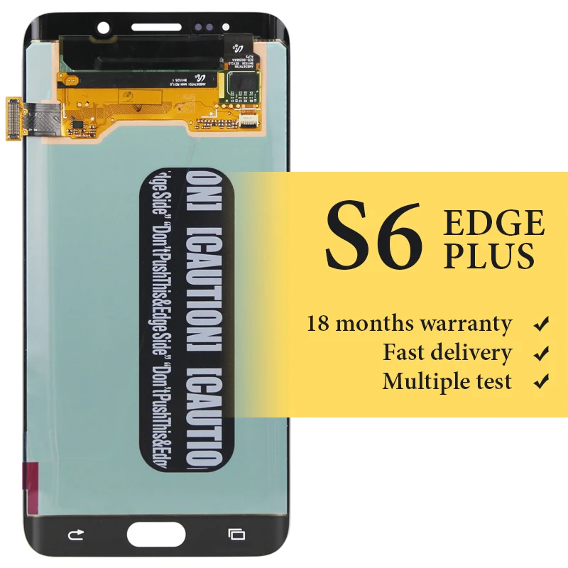 

ЖК-дисплей для S6 edge plus, 5,7 дюйма, OEM, качество для телефона, G928F, запасной ЖК-экран с цифровым преобразователем