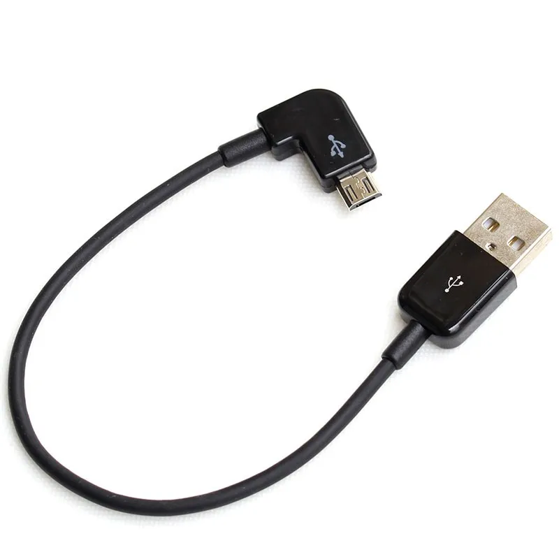 2 м левый угол 90 градусов Micro USB штекер кабель для сотового телефона usb мобильного 1