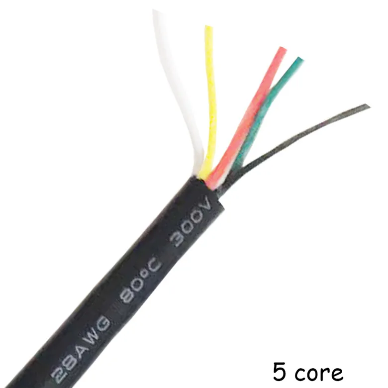 Кабель 28AWG 2, 3, 4, 5, 6, 7, 8, 9, 10 ядер для USB мыши, клавиатуры, передачи данных, 10 метров, ПВХ кабель, мягкая оболочка, кабель управления линией, сигнальный провод