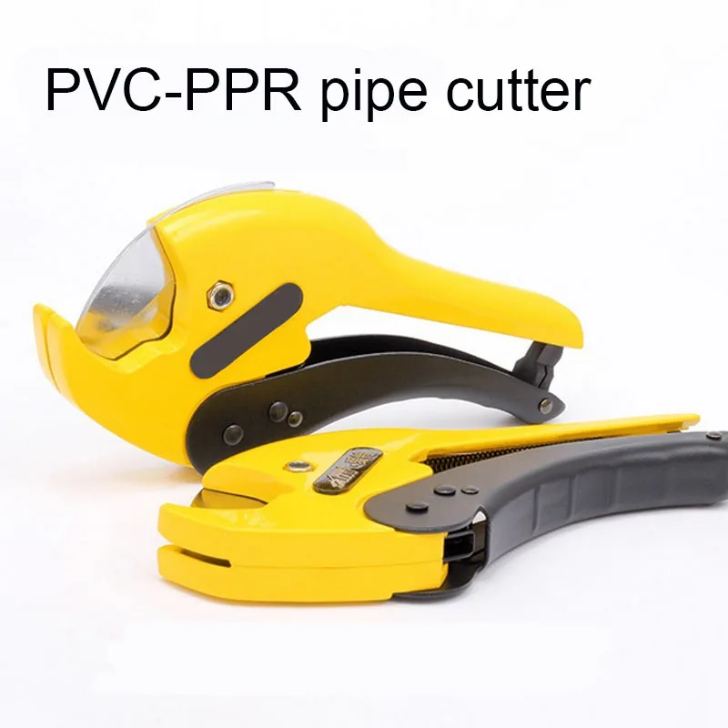 

UNeefull PVC Pipe Cutter 42mm Aluminum Alloy Body Ratchet Scissors Tube Cutter PVC/PU/PP/PE Hose Cutting Hand Tools