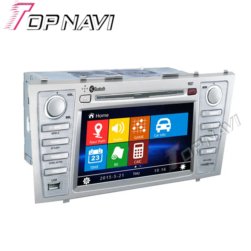 Автомобильная Мультимедийная система Topnavi 7 дюймов DVD GPS для Toyota Camry 2007 2008 2009 2010 2011