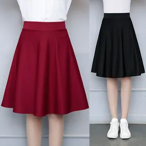 Женская юбка для латиноамериканских танцев, черная, красная, винно-красная юбка с рюшами, костюмы для сальсы и самбы