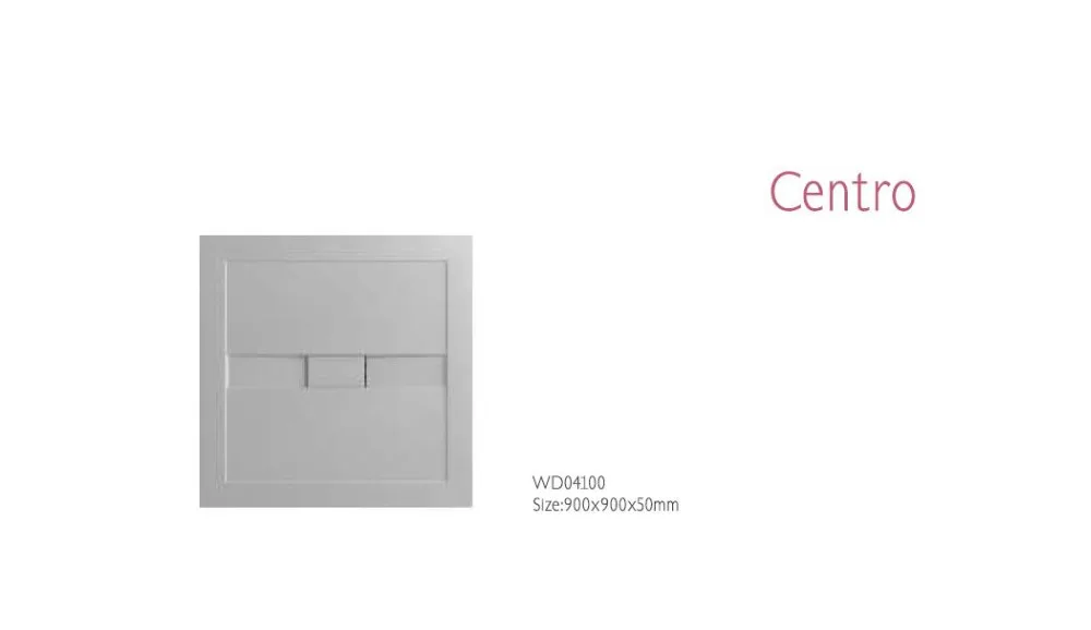 CUPC утвержденный Искусственный Каменный Корпус поднос для душа твердая