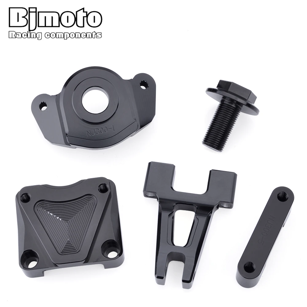 Bjmoto Ninja 250R 2008 2014 CNC мотоцикл рулевое Крепление амортизатора кронштейн комплект