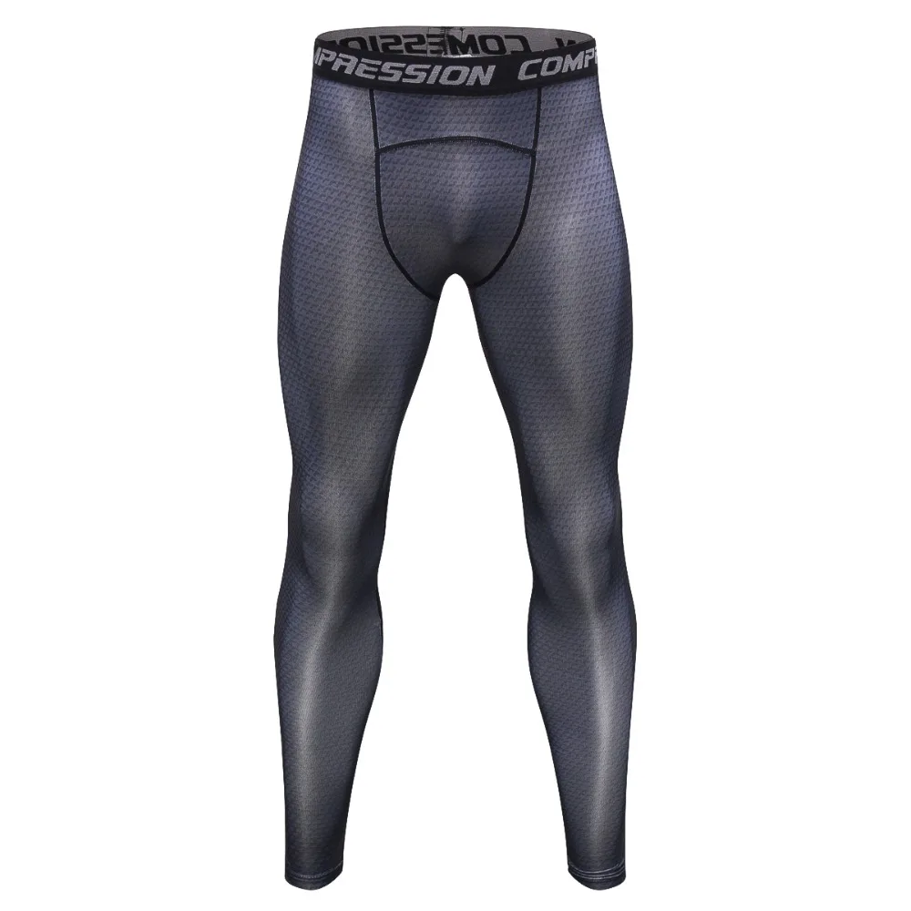 2018 новые компрессионные эластичные штаны для тренировок мужские леггинсы одежда