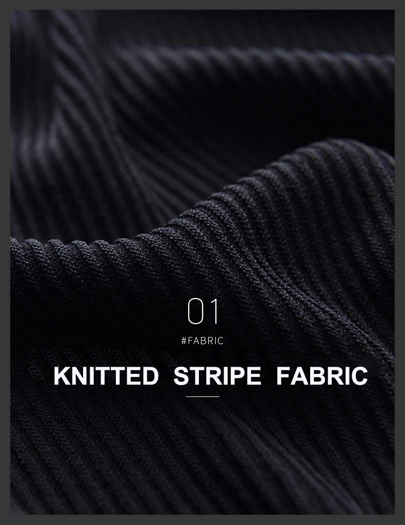 Minglu протектор мужские футболки класса люкс вязаный свитер в полоску с круглым